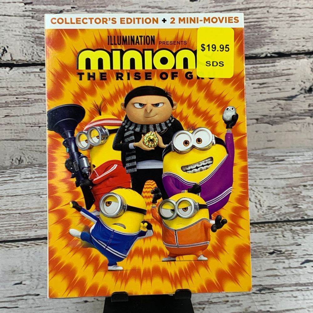 Minions The‎ Rise of Gru [DVD 2022] Collector's Edition + Sealed Illumination
